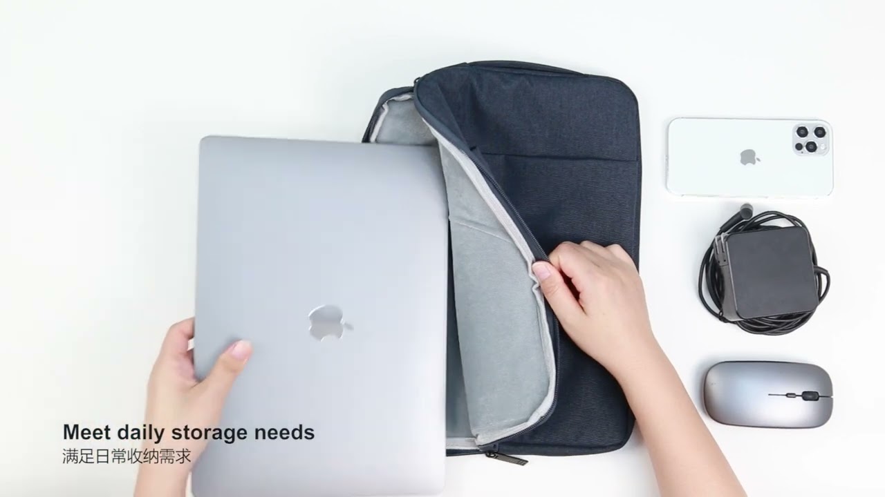 HAWEEL Laptop Sleeve Case Zipper Briefcase Bag with Handle