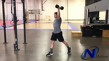 Single Arm Dumbbell Split Squat w/ Curl to Press