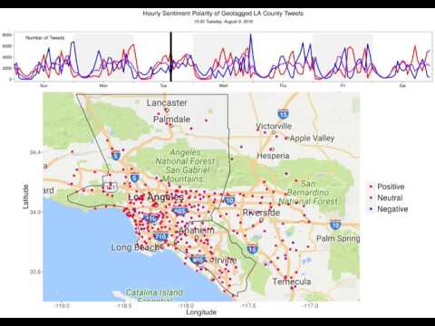 Sentiment Analysis of Geo-Tagged Tweets from Los Angeles County