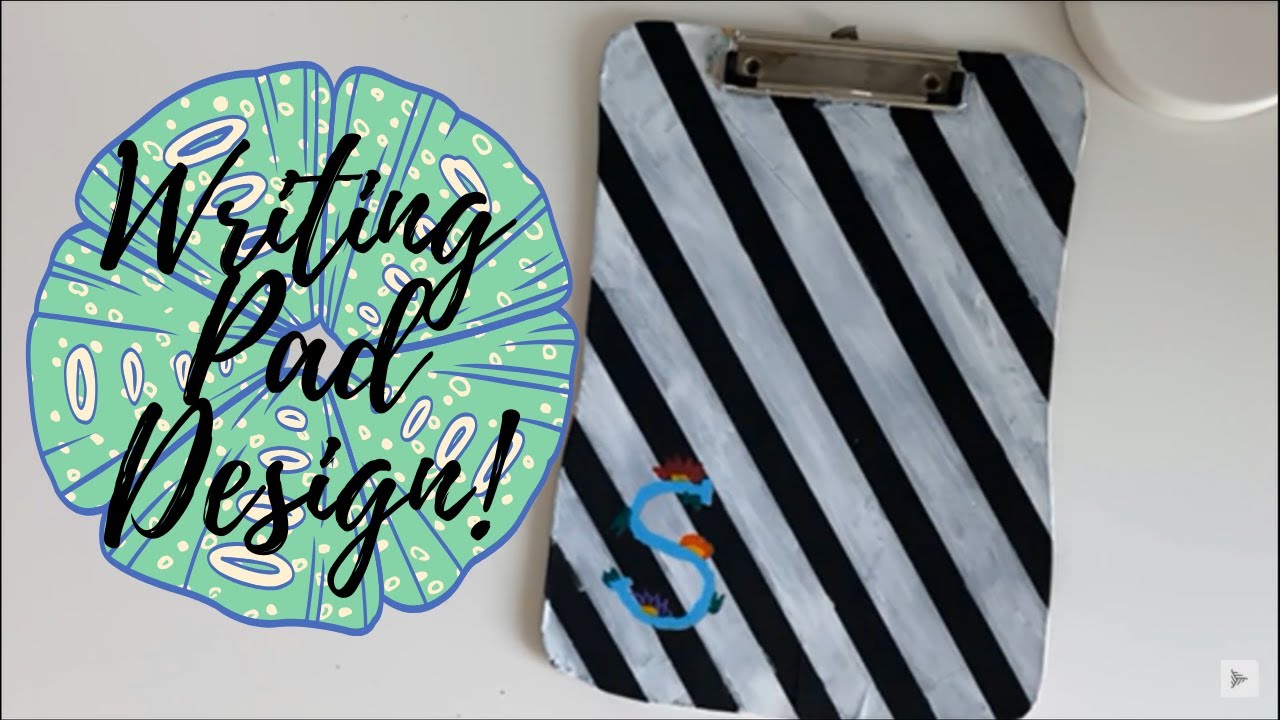 DIY Writing Pad Design! l Diy All The Way YouTube