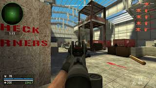 CS: Source - Tactical Warfare V1.9 - Gameplay (MW Style Damage/Armor Break Mechanic)