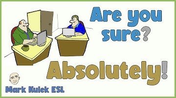 Definitely, For Sure, Absolutely | English Conversation Practice - Mark Kulek ESL