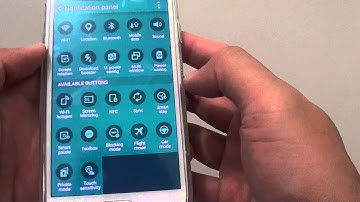 Samsung Galaxy S5: How to Change Quick Setting Buttons from Notification Panel