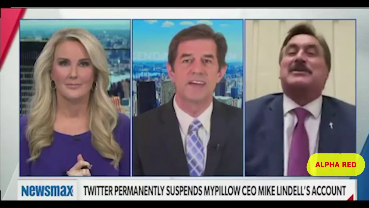 THIS IS UNBELIEVABLE! NEWSMAX ANCHOR WORK OFF SET MY PILLOW GUY