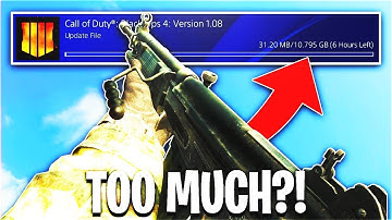 IS COD BO4 UPDATED TOO MUCH? (NEW BLACK OPS 4 UPDATE)