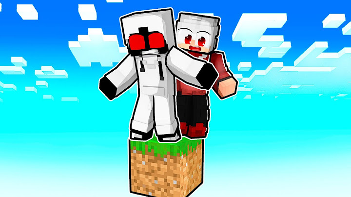 Minecraft But Its ONLY ONE BLOCK!!
