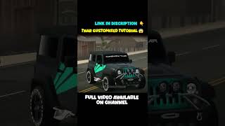 From Normal to Beast! Thar Customization Upgrade |Link in Description👇#shorts