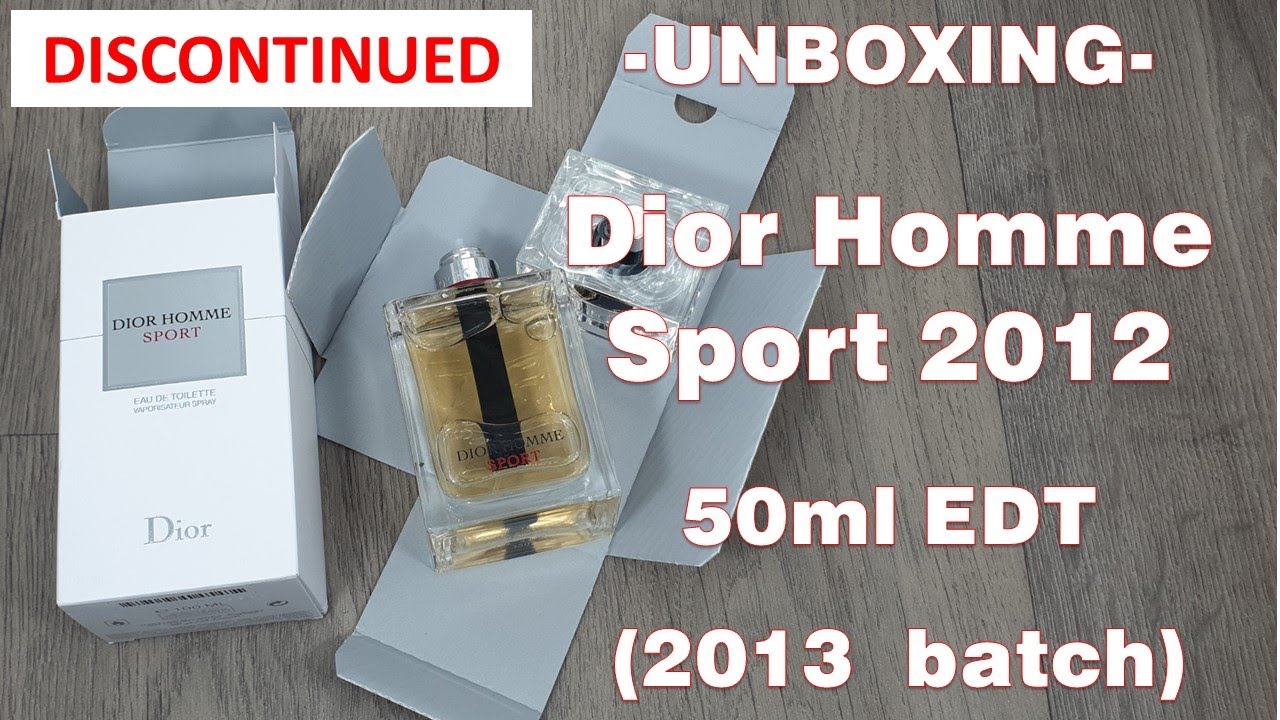 Unboxing Dior Homme Sport 2012 by Dior (2013 batch)