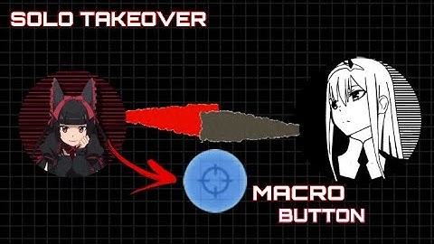 MACRO BUTTON!! DUO DESTROYING CLÃ!! SOLO TAKEOVER (AGARIO MOBILE)