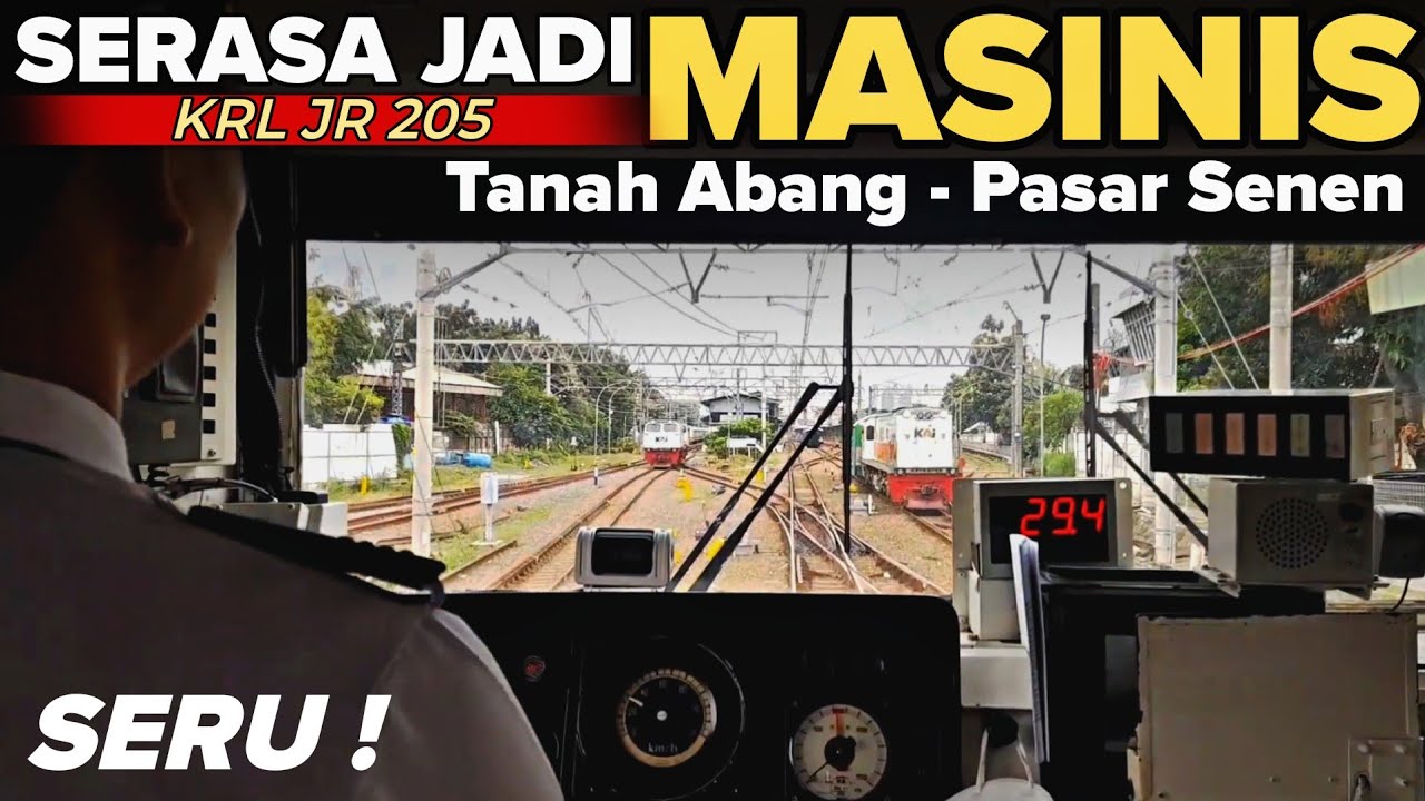 🇮🇩 TANAH ABANG - PASAR SENEN | CAB RIDE COMMUTERLINE JR 205