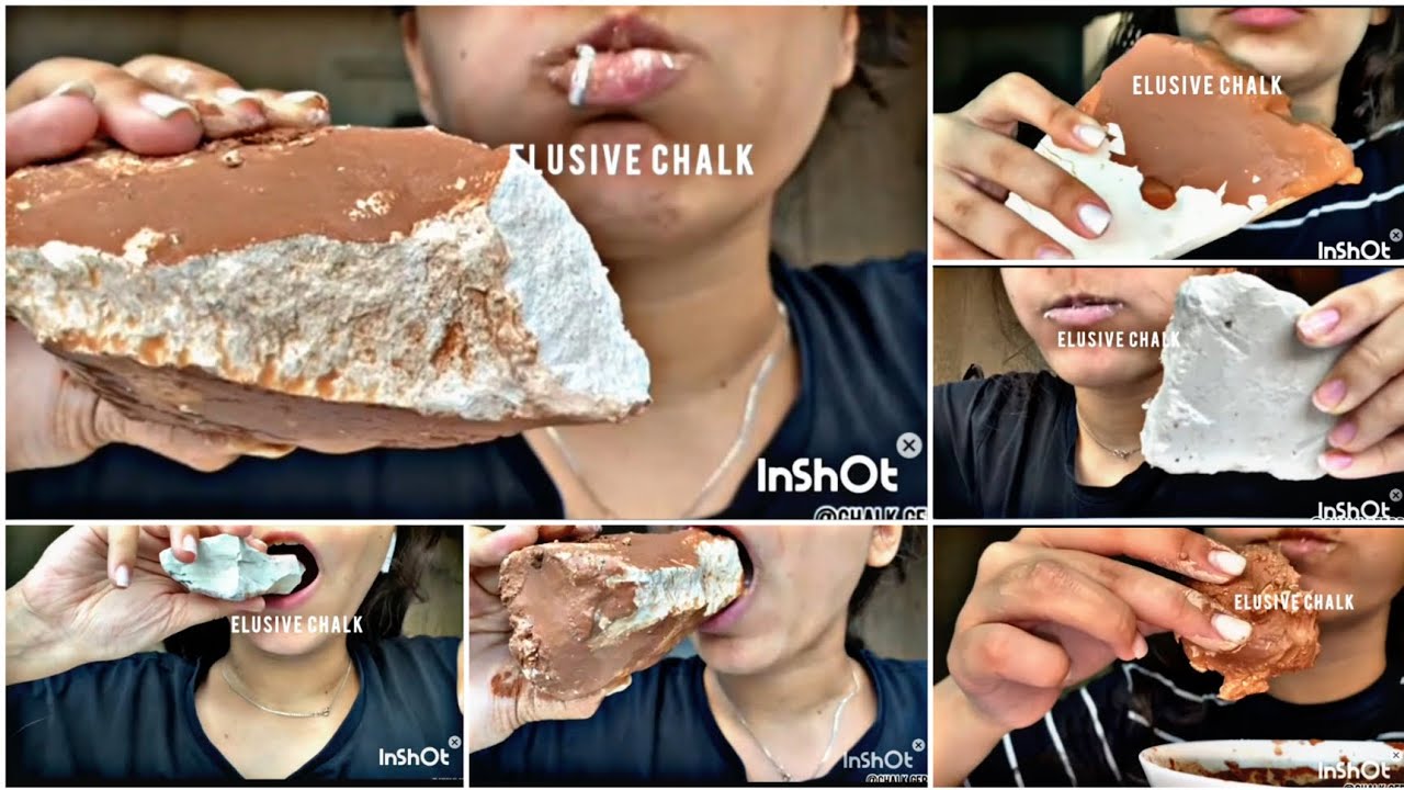 WET CHALK BLOCK, DRY CLAY , CHALK SOUP , CHALK IN CLAY PASTE, DRY/WET CRUNCH chalk gerr YouTube