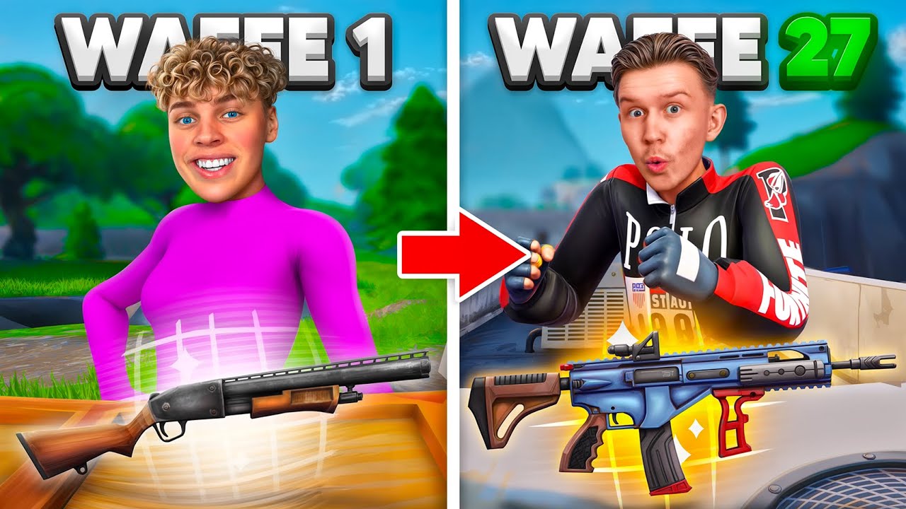 Ich spiele EXTREM FORTNITE GUN GAME!