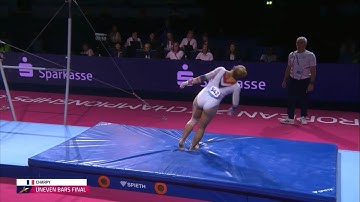 Lorette Charpy (FRA) UB EF 🥉 (Injury Warning) 2022 European Championships Final 14.166