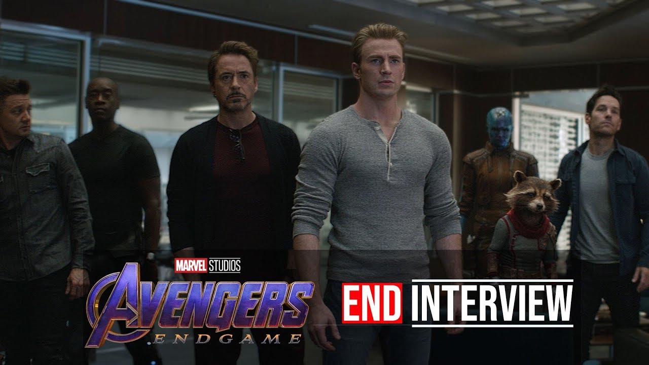 'Avengers: Endgame' End Interview - YouTube