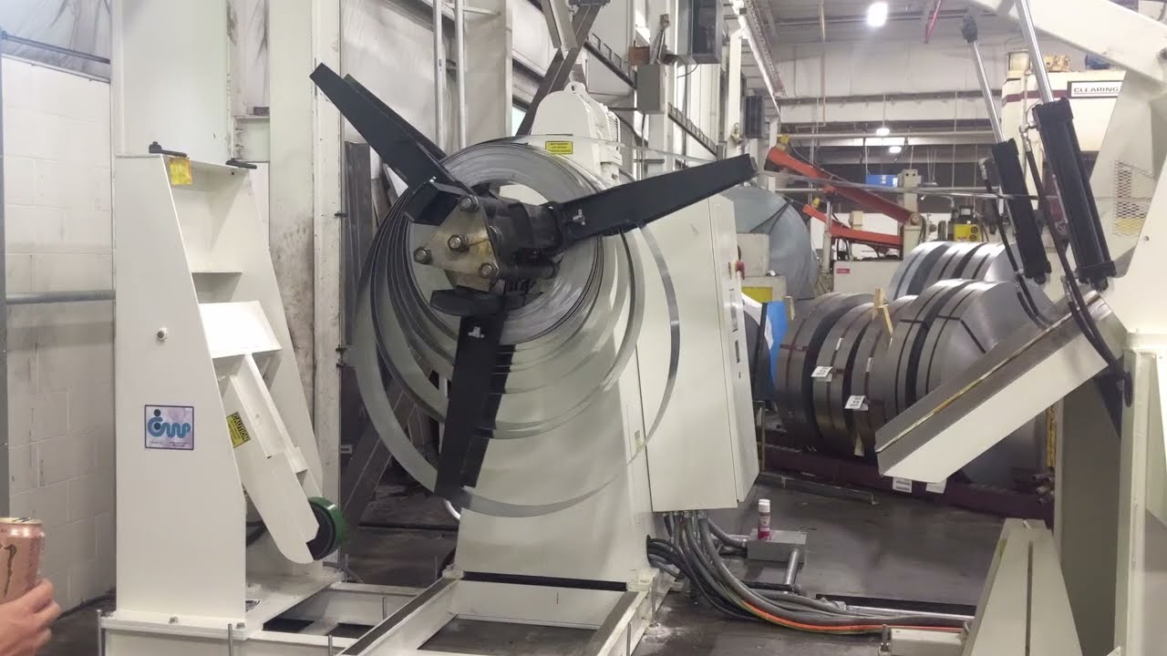 36” x 0.187” x 20,000 lb. Compact Press Feed Line for HSLA material