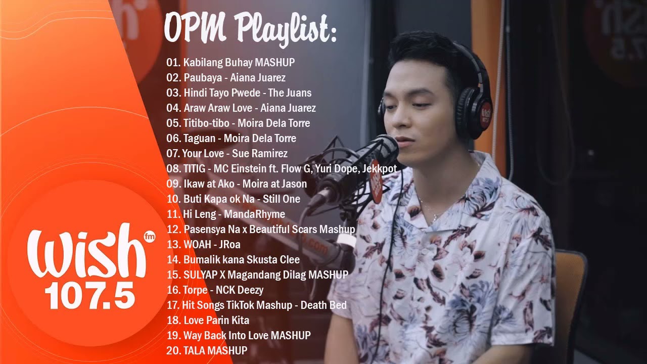 Best of Wish 107.5 songs new playlist 2021 - Top 100 opm nonstop love songs 2021