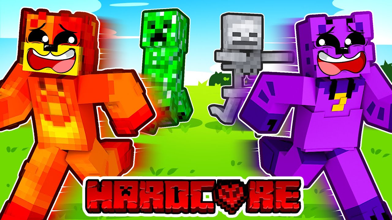 DogDay e CatNap SOBREVIVEM no Minecraft HARDCORE