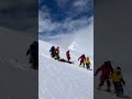 Mt. everest: Not all mountain rescues are easy. #shortvideo #shortsfeed