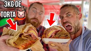 FOREIGNERS TRY THE BIGGEST TORTA (SANDWICH) IN MEXICO? ft. No Manches • Qué Rico