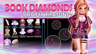 Gaining *300K* Diamonds From PROFIT Trades?! 🏰 Royale High Trading #59
