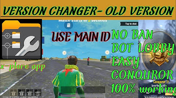 Bot lobby  #Old #version PUBG LITE me log in kase kare #x-plore app se🔥 simple steps