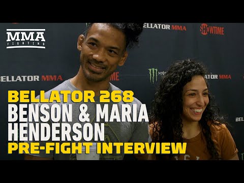 Benson And Maria Henderson React To First Fight Week Together On Same Card | Bellator 268