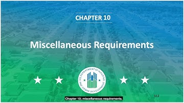 PHA Procurement Training: Chapter 10 - Miscellaneous Requirements