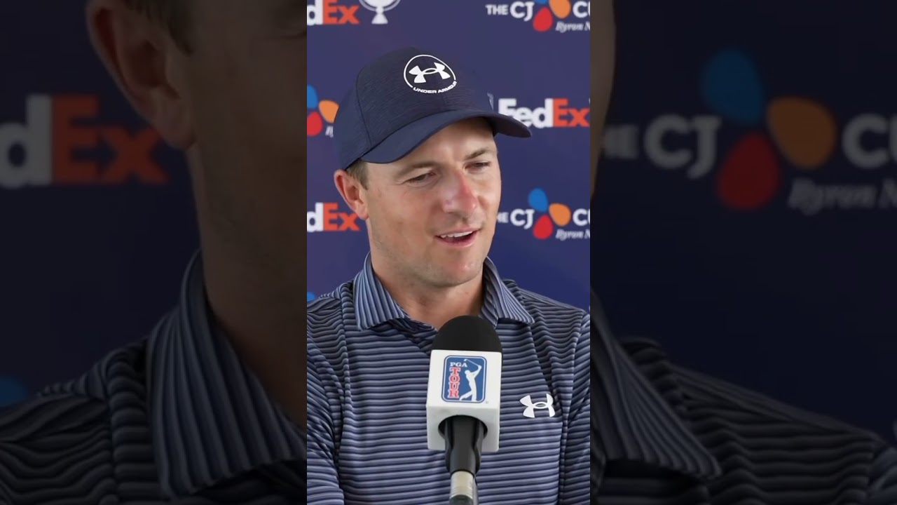 Jordan Spieth on sharing Texas 🤘representation on the course with Scottie Scheffler 