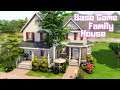 Базовый семейный дом👪💜│Строительство│Base Game Family House│SpeedBuild│NO CC [The Sims 4]