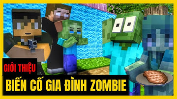 [ Lớp Học Quái Vật ] GIỚI THIỆU : BIẾN CỐ GIA ĐÌNH ZOMBIE | Minecraft Animation