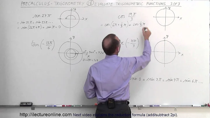 PreCalculus - Trigonometry (18 of 54) Using the Unit Circle to Evaluate Trig Functions