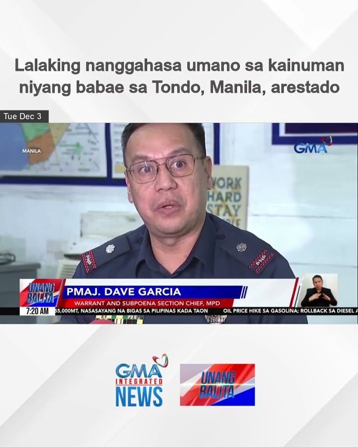 Lalaking nanggahasa umano sa kainuman niyang babae sa Tondo, Manila, arestado | Unang Balita
