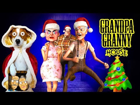 Видео: 🎁НОВОГОДНЕЕ ОБНОВЛЕНИЕ🎄 Grandpa And Granny House Escape 🎄Полное прохождение 🎁