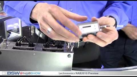 ARCHIVE: BSW NAB 2010 Lectrosonics