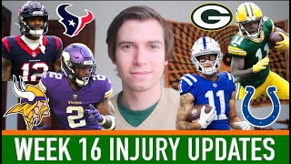 Week 16 Injury Updates + Final Rankings | 2023 Fantasy Football