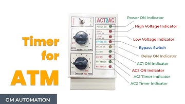 ATM AC Timer - Bijli Bill Bachao! | Dual AC Automation | Server Room Smart Controller 2025