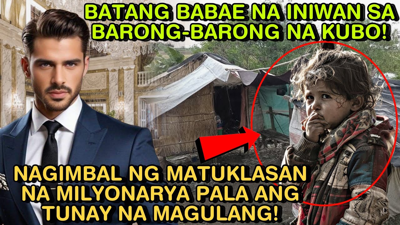BATANG BABAE NA INIWAN SA BARONG-BARONG NA KUBO! NAGIMBAL NG MATUKLASAN NA MILYONARYA PALA ANG TUNAY
