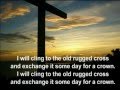 The Old Rugged Cross-Alan Jackson with lyrics
