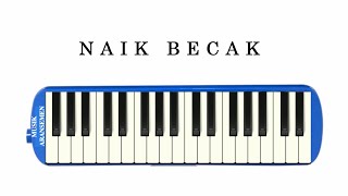 Lagu Anak Anak - Naik Becak I Pianika Not Angka