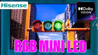 HISENSE RGB MINI-LED TV und Dolby Vision 2 auf der IFA 2025 (UXQ-Serie)