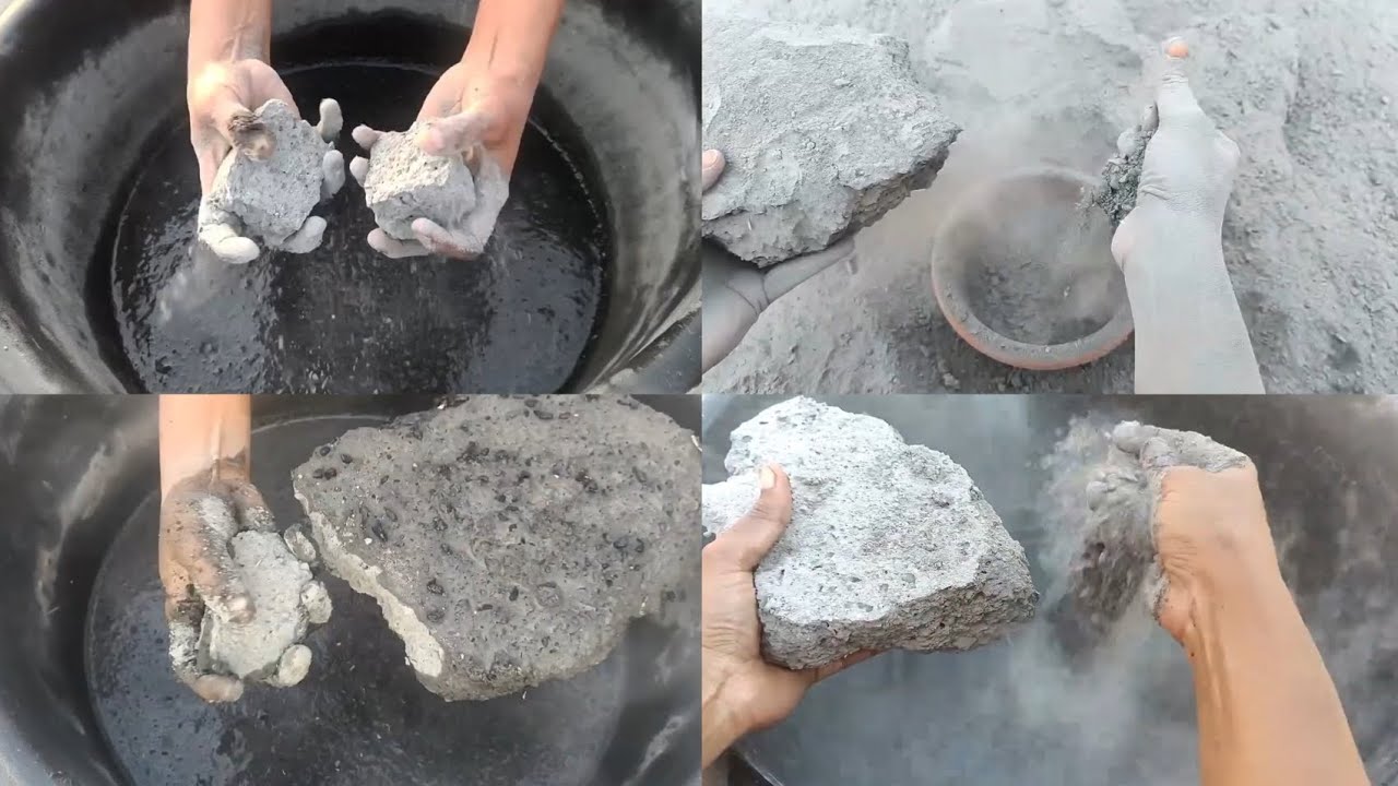 Super dusty black and white Gritty Texture Crumbling ASMR 🔊||Must Watch ✨