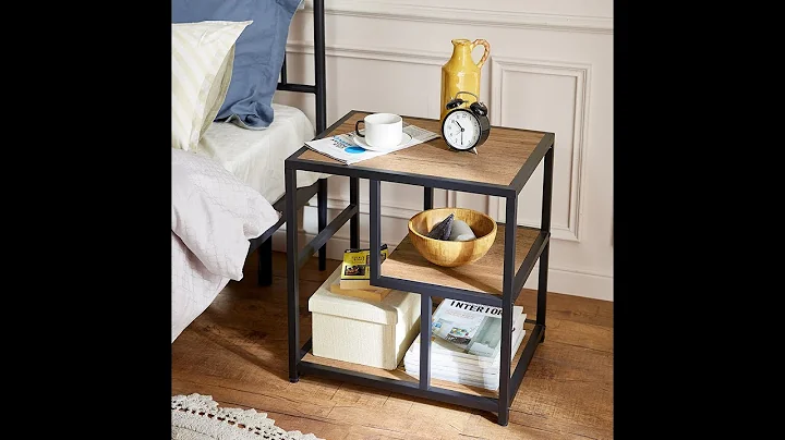 The instruction of installing side table Linsy Home | Good metal frame with wood