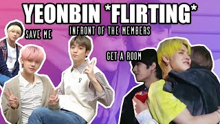 Soobin and Yeonjun flirting and ignoring the other members (yeonbin questionable moments)