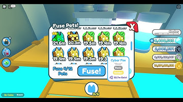 What happens when you fuse 7 Golden Cyber Fox? (Pet Simulator X)