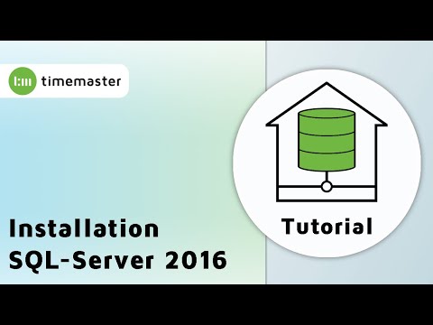 Timemaster WEB               SQL-Server2016 Installation