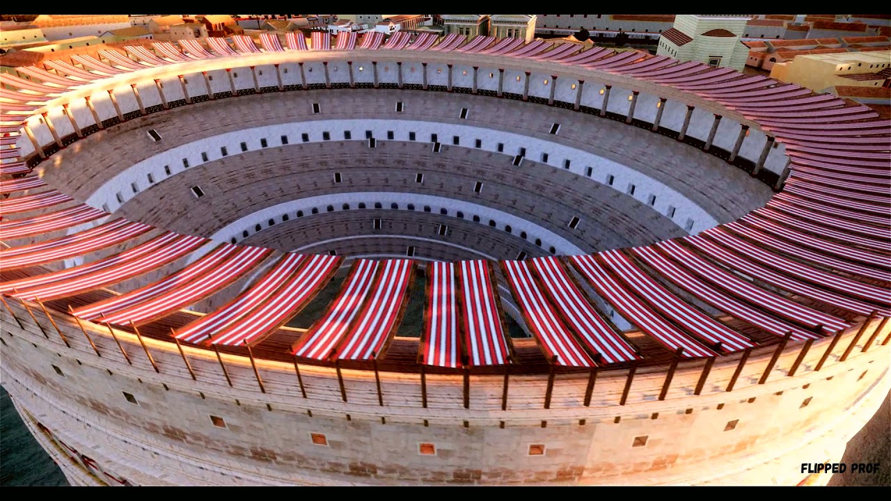 Thysdrus, l'anfiteatro romano di El Jem ricostruzione 3d immagini e video