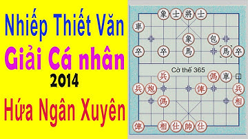 Hứa Ngân Xuyên (许银川) tiên - Nhiếp Thiết Văn (聂铁文). Giải Cá nhân Trung quốc 2014.