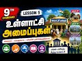 9th Standard Civics | Lesson 5| உள்ளாட்சி அமைப்புகள் Explained in Tamil