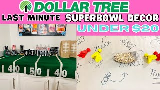 Super Bowl Decor Ideas Under $20 | Last Minute Dollar Tree DIY's For the Perfect Super Bowl Party