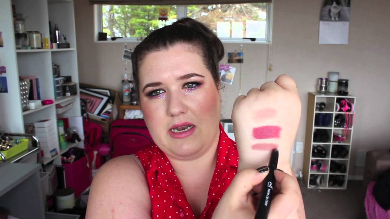 Lip product swatch fest Eyes Lips Face. YouTube